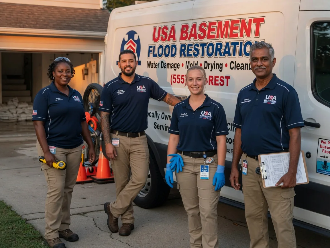 Basement Flood Cleanup company in Sicily Island, LA
